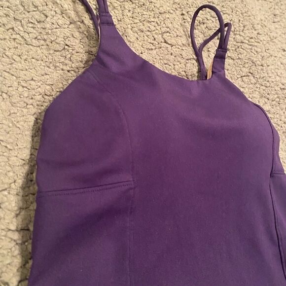 Athleta Tankini Top Swimsuit Sz 32 C Purple - Picture 9 of 12
